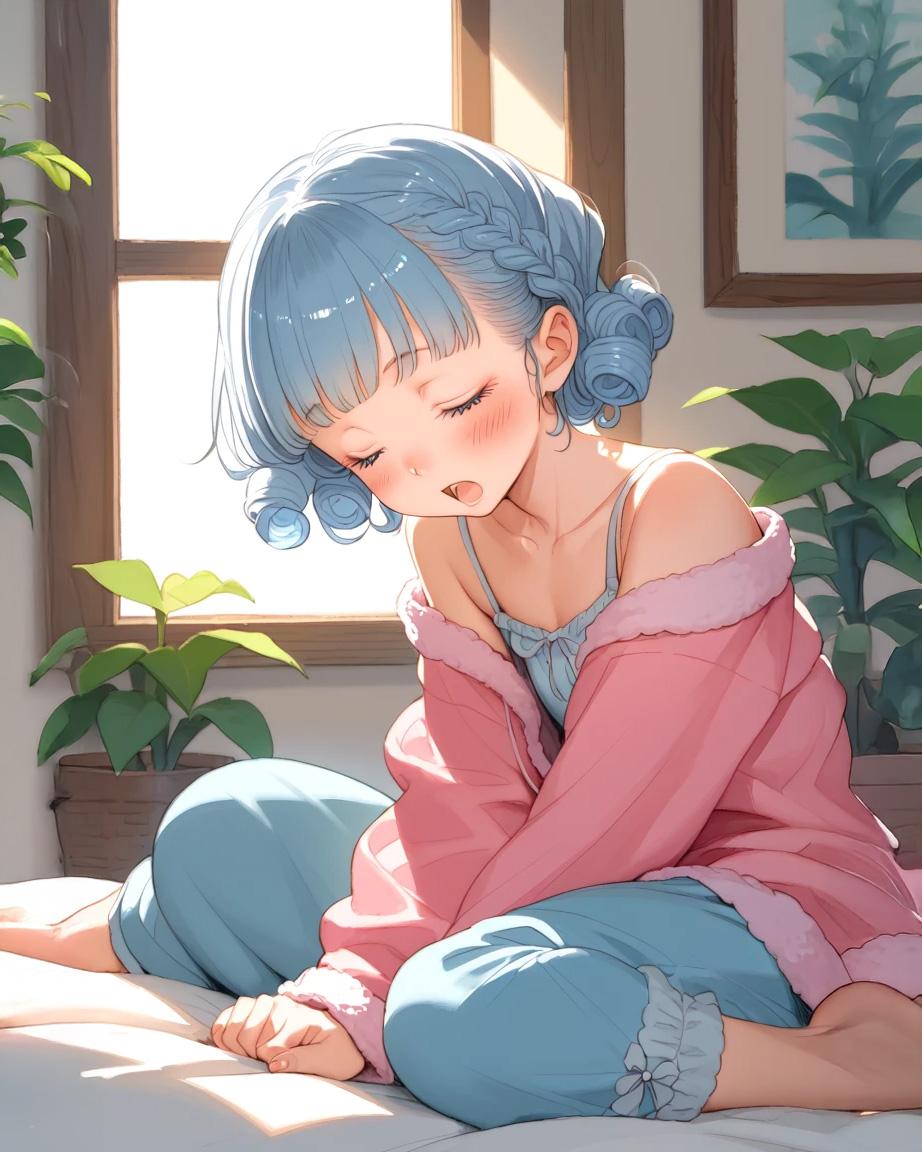 朝はまだ眠い