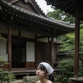 庭で裸の女の子 9枚目