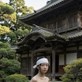 庭で裸の女の子 11枚目