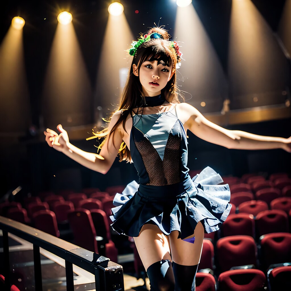 黒髪ロングで演劇の美女３７