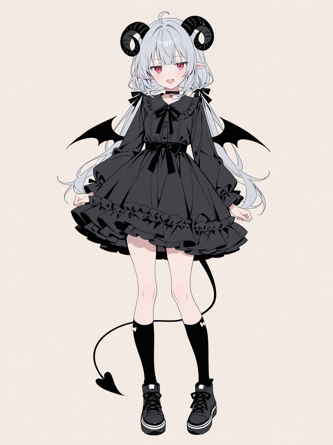 すーさんちのアイちゃん、サキュバスモード（着衣）＆魔法少女バージョン