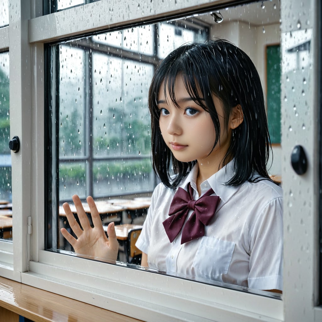 傘持ってこなかったのに…