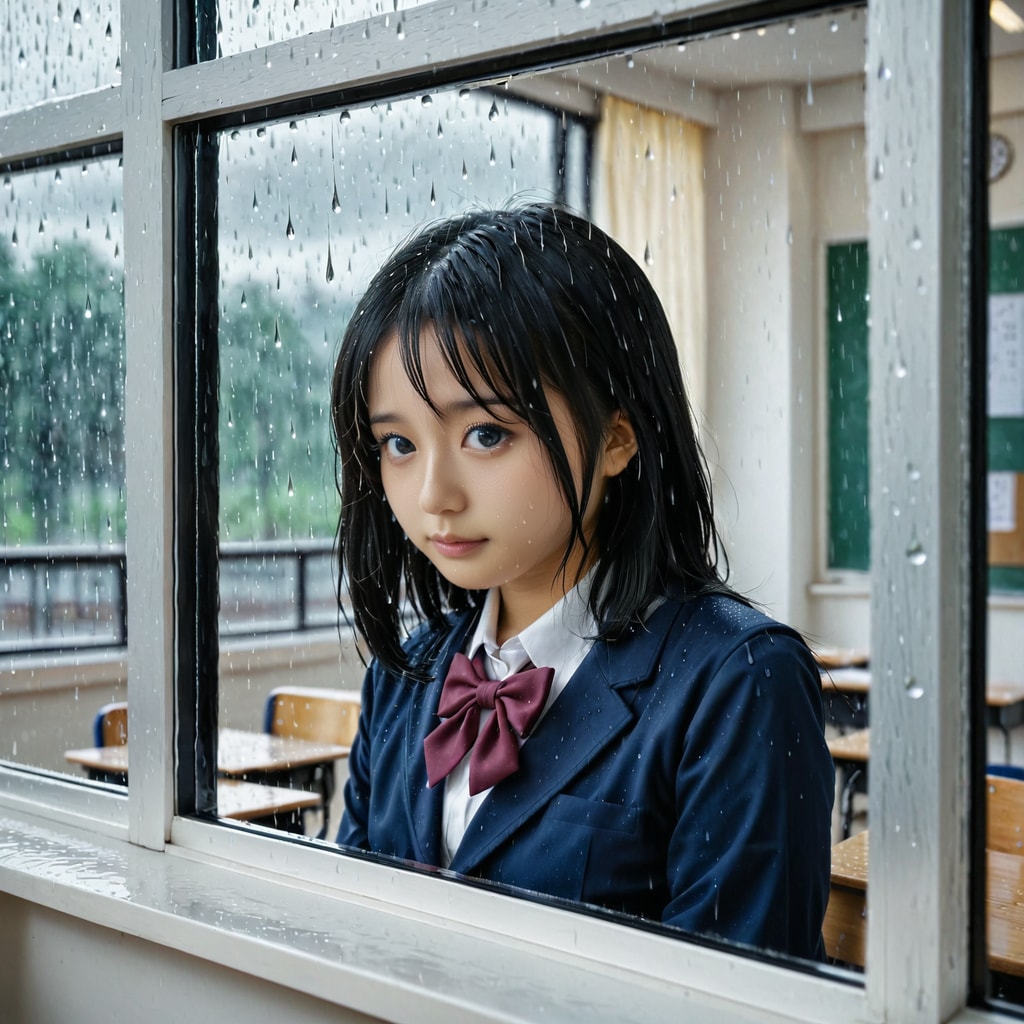 傘持ってこなかったのに…