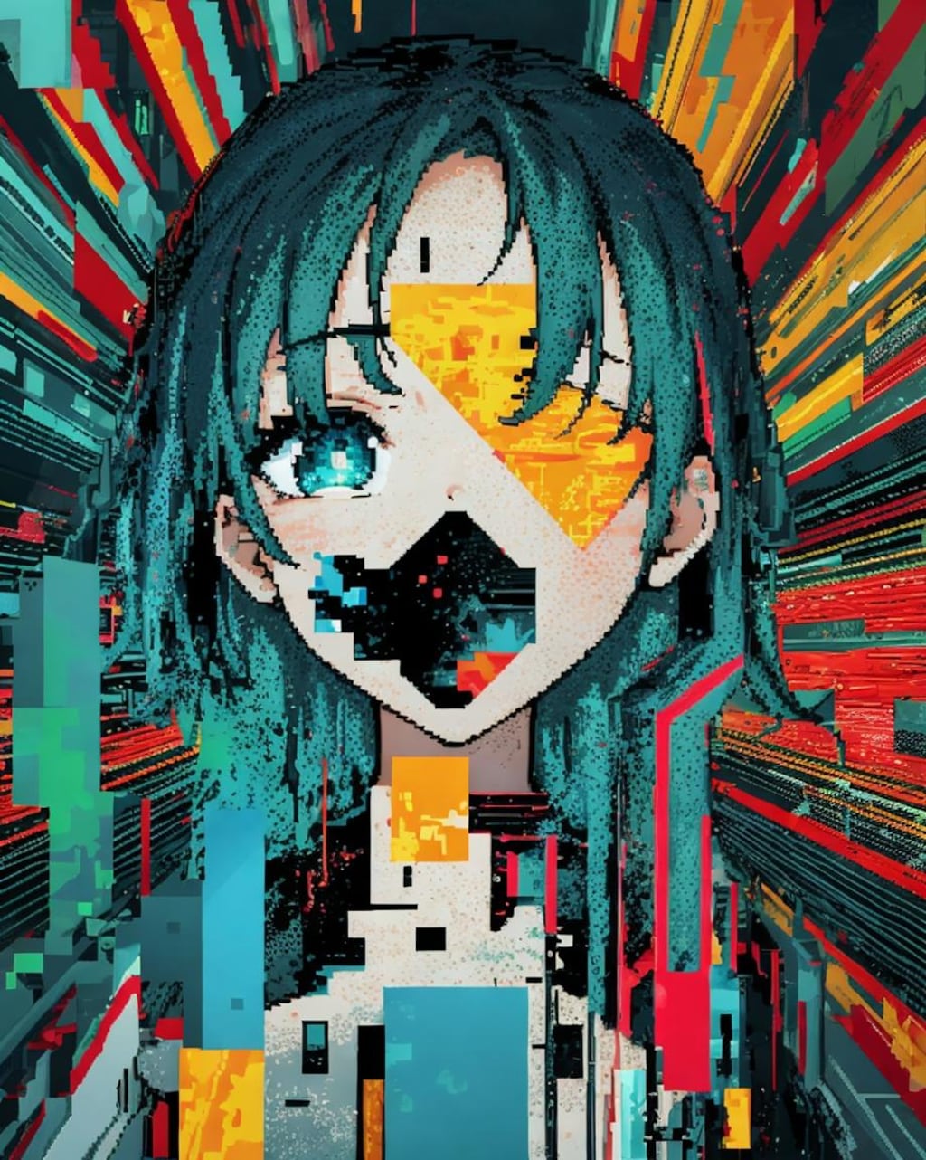 グリッチアート？1 glitch art? 1