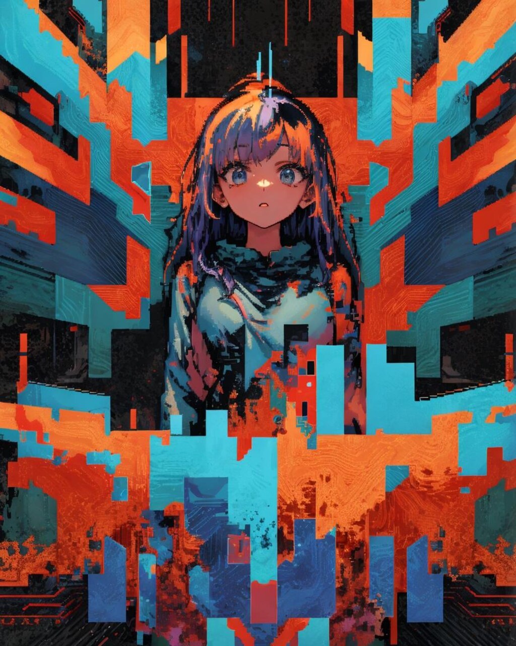 グリッチアート？1 glitch art? 1