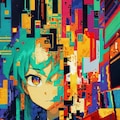 グリッチアート？1 glitch art? 1 10枚目