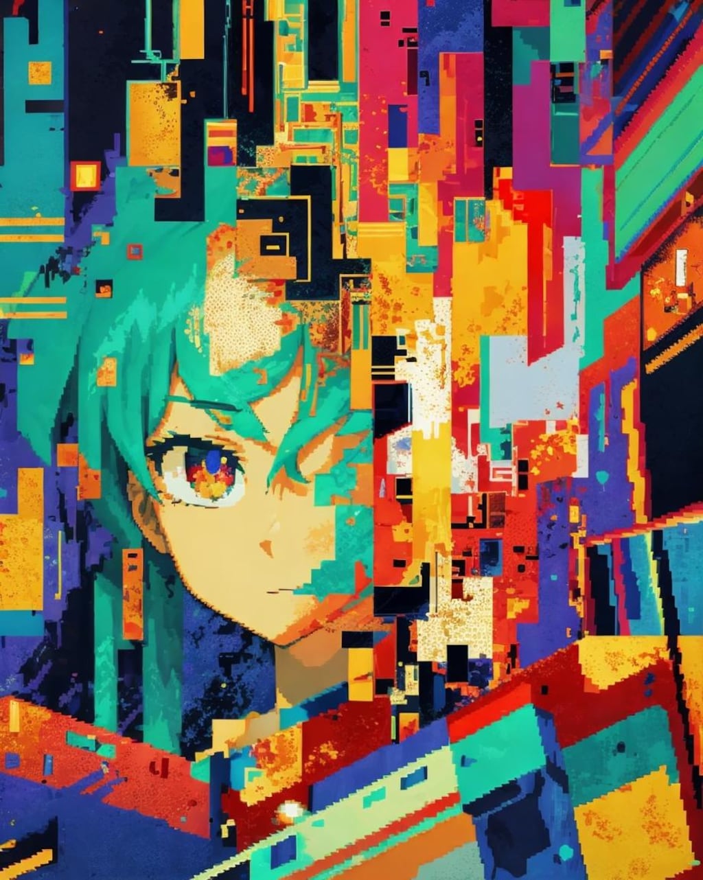 グリッチアート？1 glitch art? 1