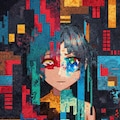 グリッチアート？1 glitch art? 1 12枚目