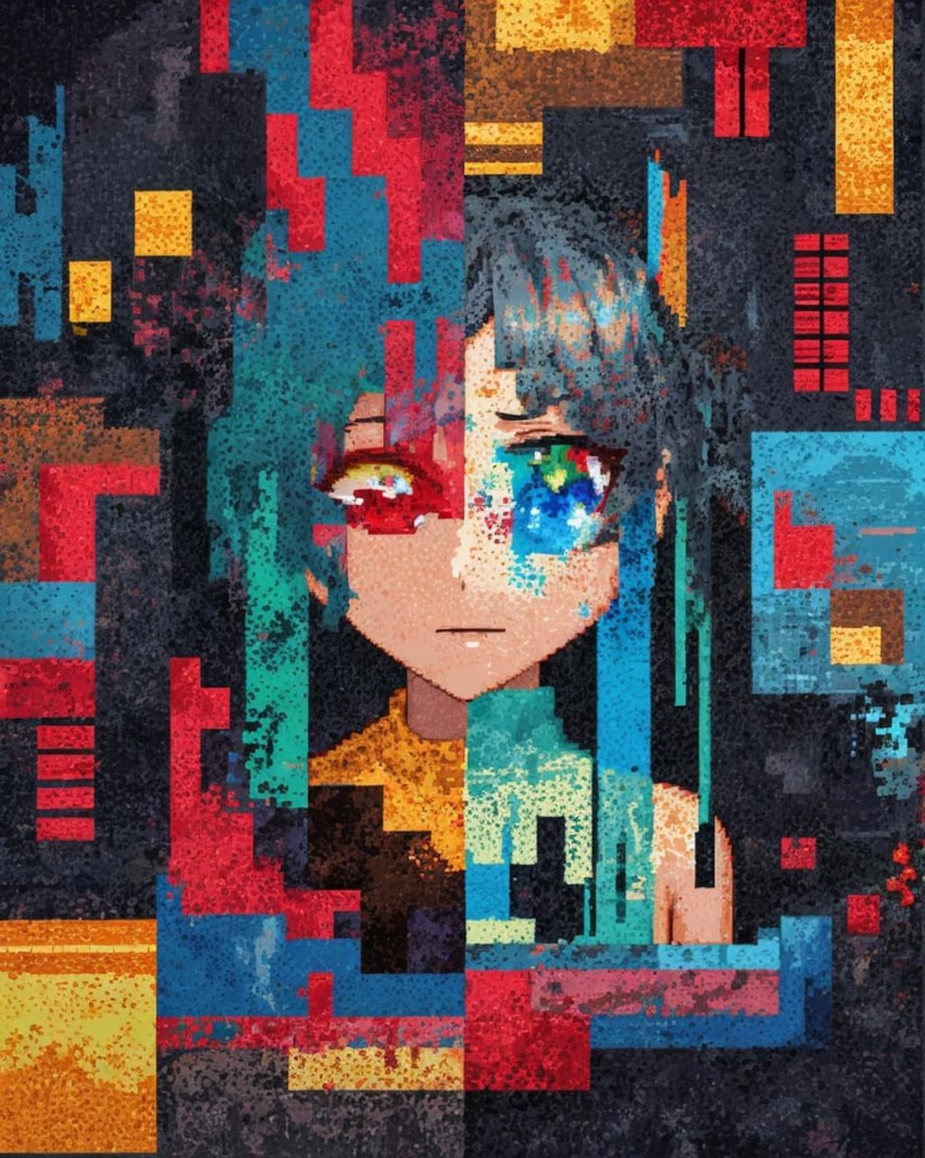 グリッチアート？1 glitch art? 1