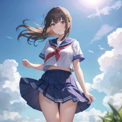 セーター服 | の人気AIイラスト・グラビア