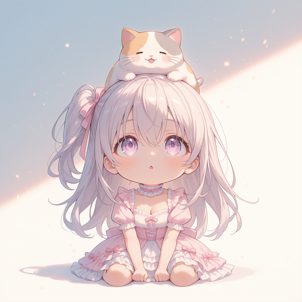 猫ちゃんとたれ目ちゃん
