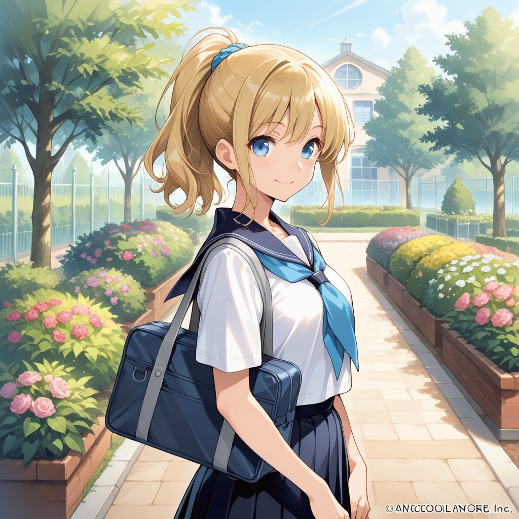 金髪女子高生