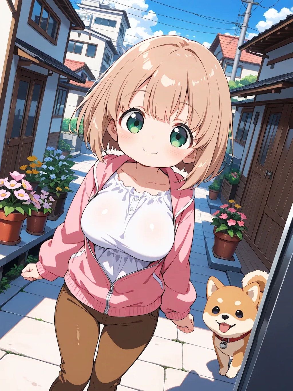 こはるちゃんとわんこ