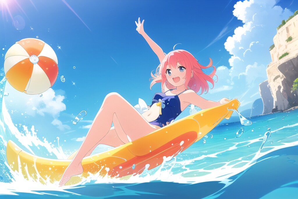 はじける笑顔で遊びつくして