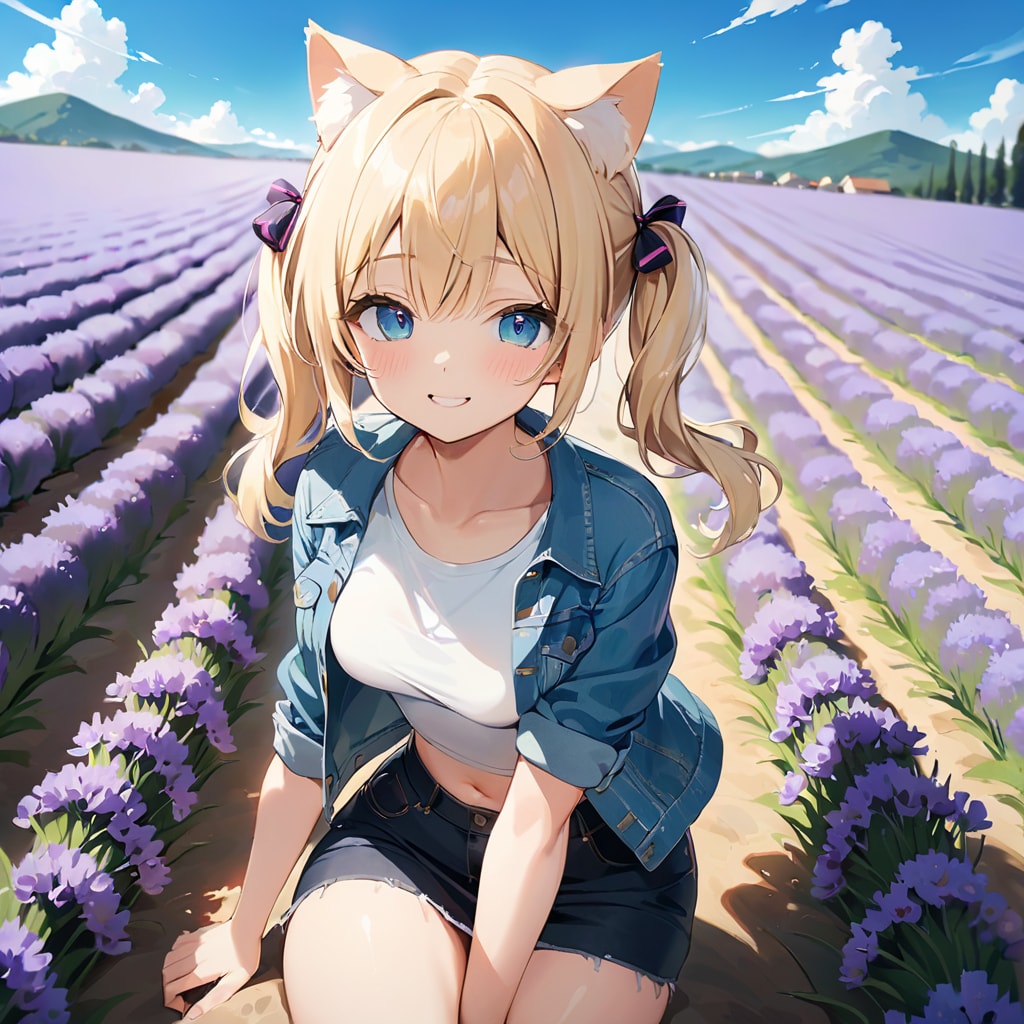 こるり「北海道はでっかいどう」まや「ネタが古い！ラベンダー畑で叫ぶな恥ずかしい」