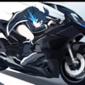 ブラック★ロックシュータ　バイクに乗る 9枚目