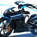 ブラック★ロックシュータ　バイクに乗る 7枚目