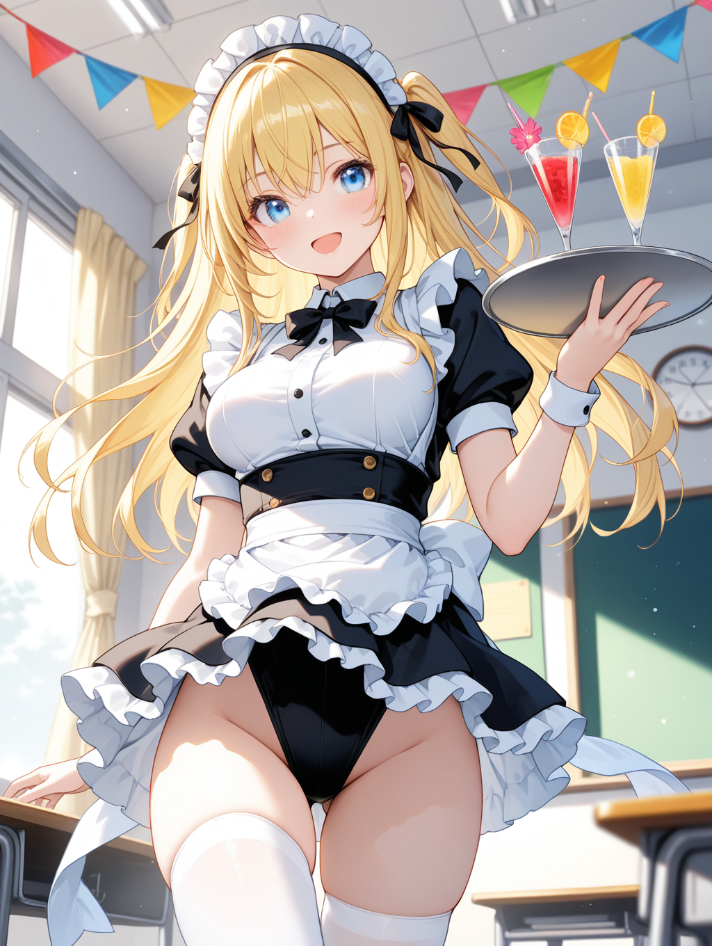 お帰りなさいませご主人様❤ メイドｘレオタード
