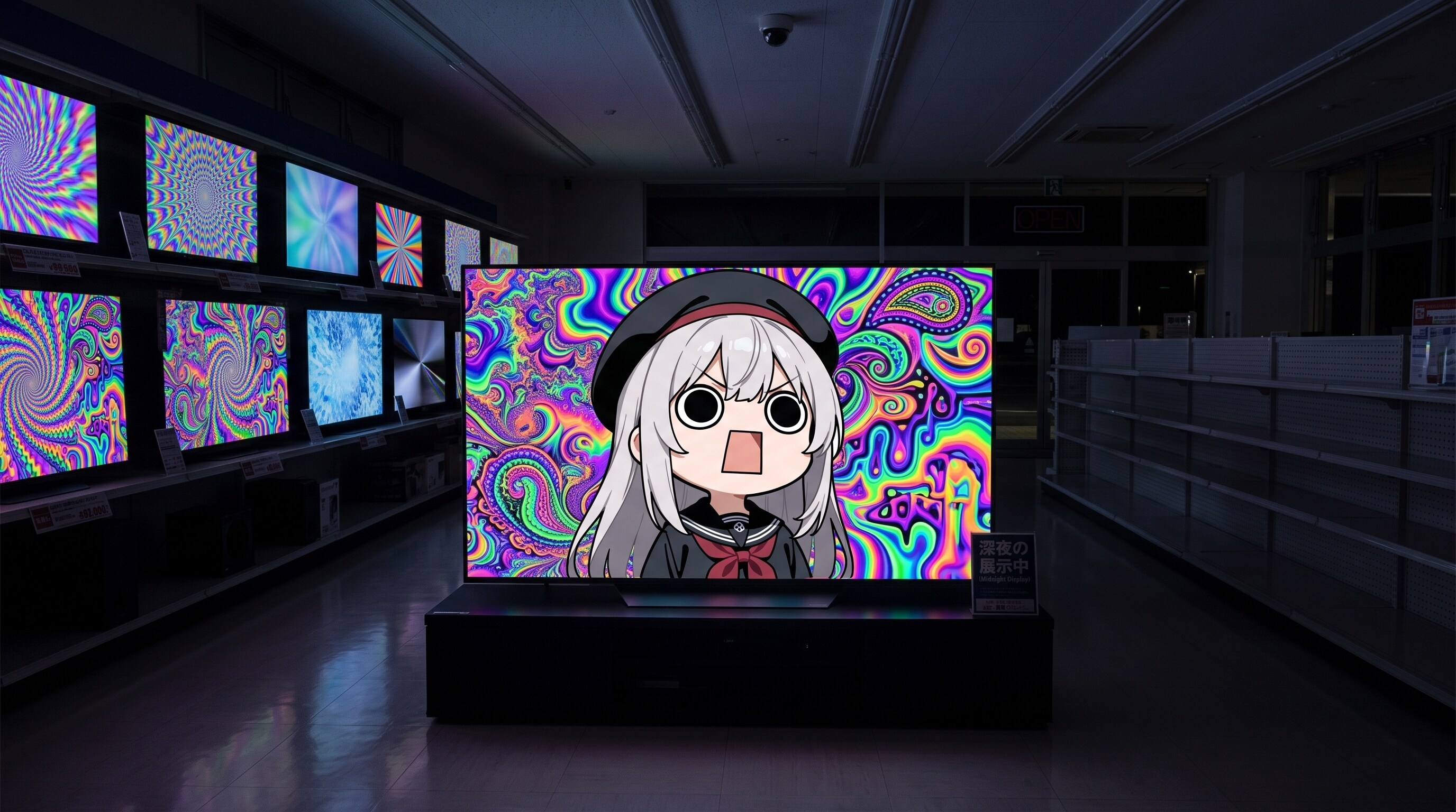 真夜中えらいこっちゃ嬢 | の人気AIイラスト・グラビア