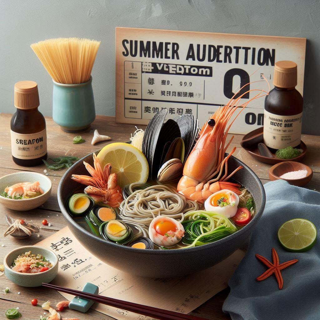 夏の海鮮麺オーディション