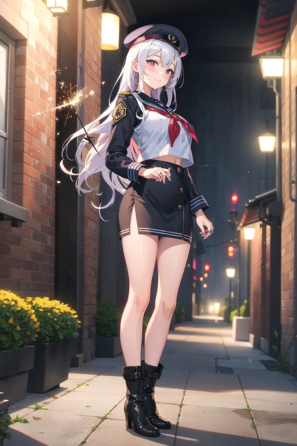 セーラー服と花火
