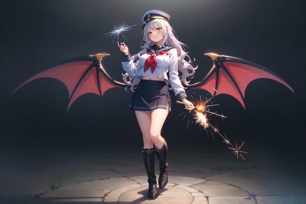 セーラー服と花火