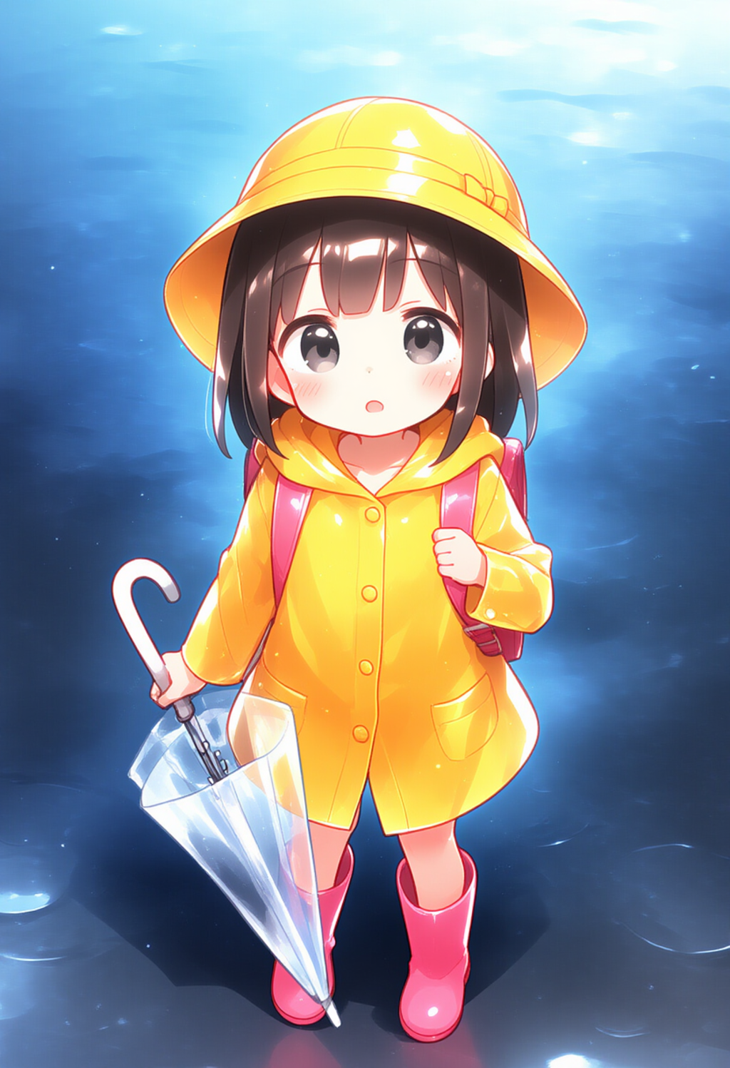 雨止んで来たね