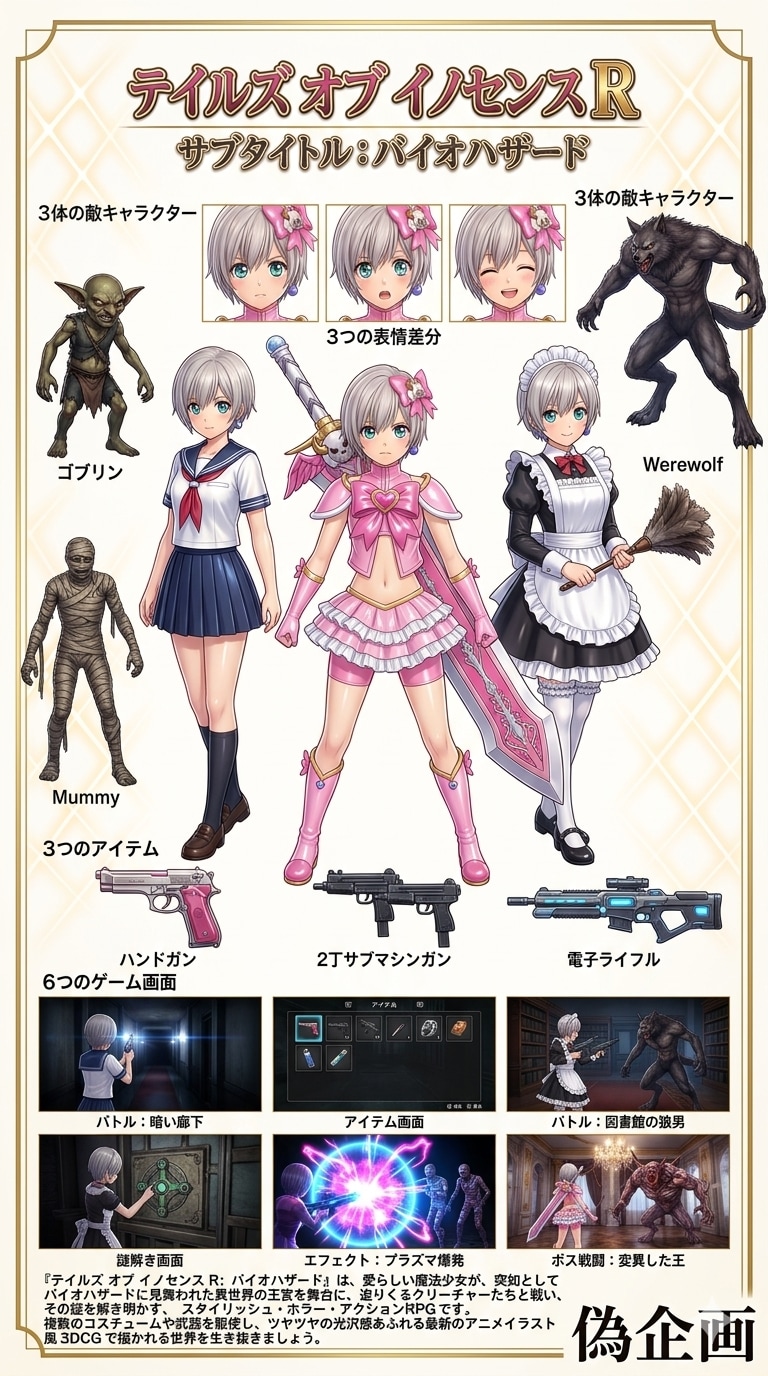 テイルズオブイノセンスR　バイオハザード | の人気AIイラスト・グラビア