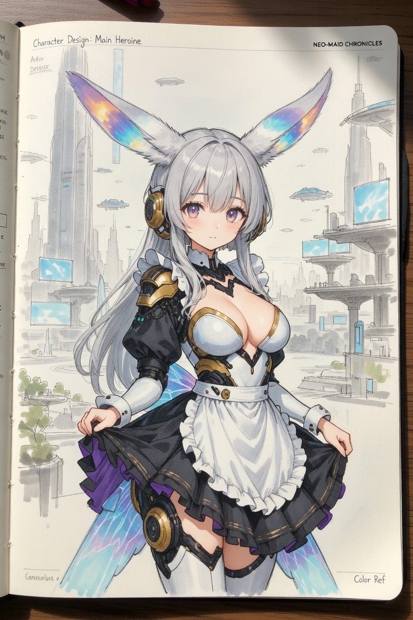 アンドロイドバニー　キャラ設定シート