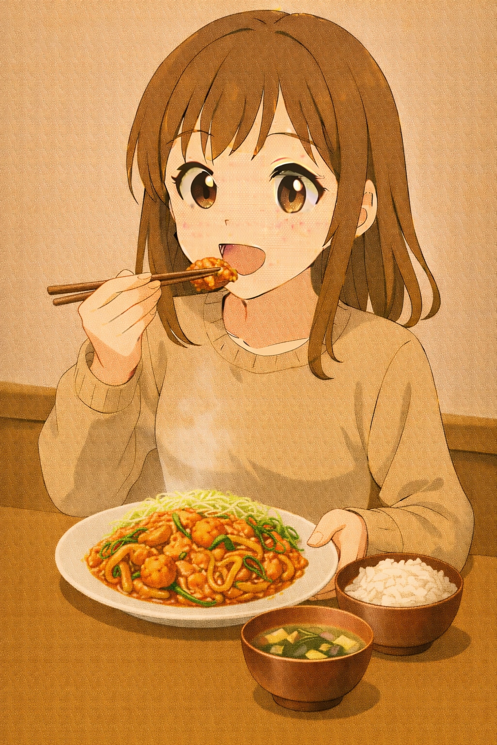 豚キムチ | の人気AIイラスト・グラビア