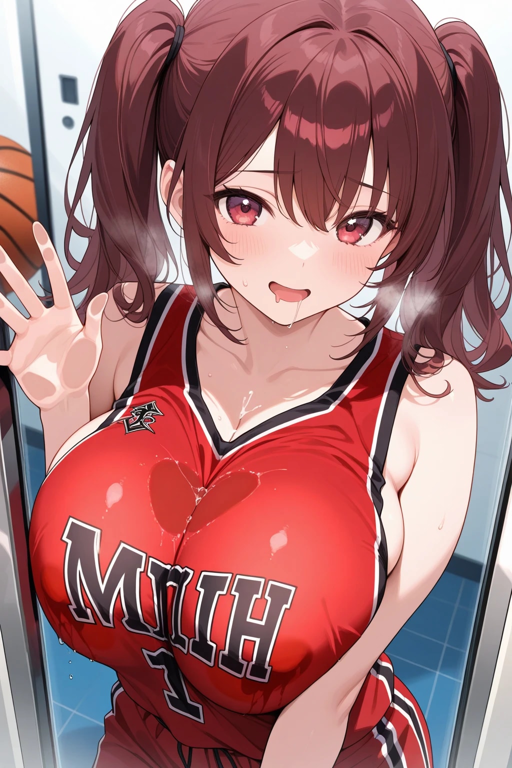 せんぱい…わたしの胸…気になりますか…？