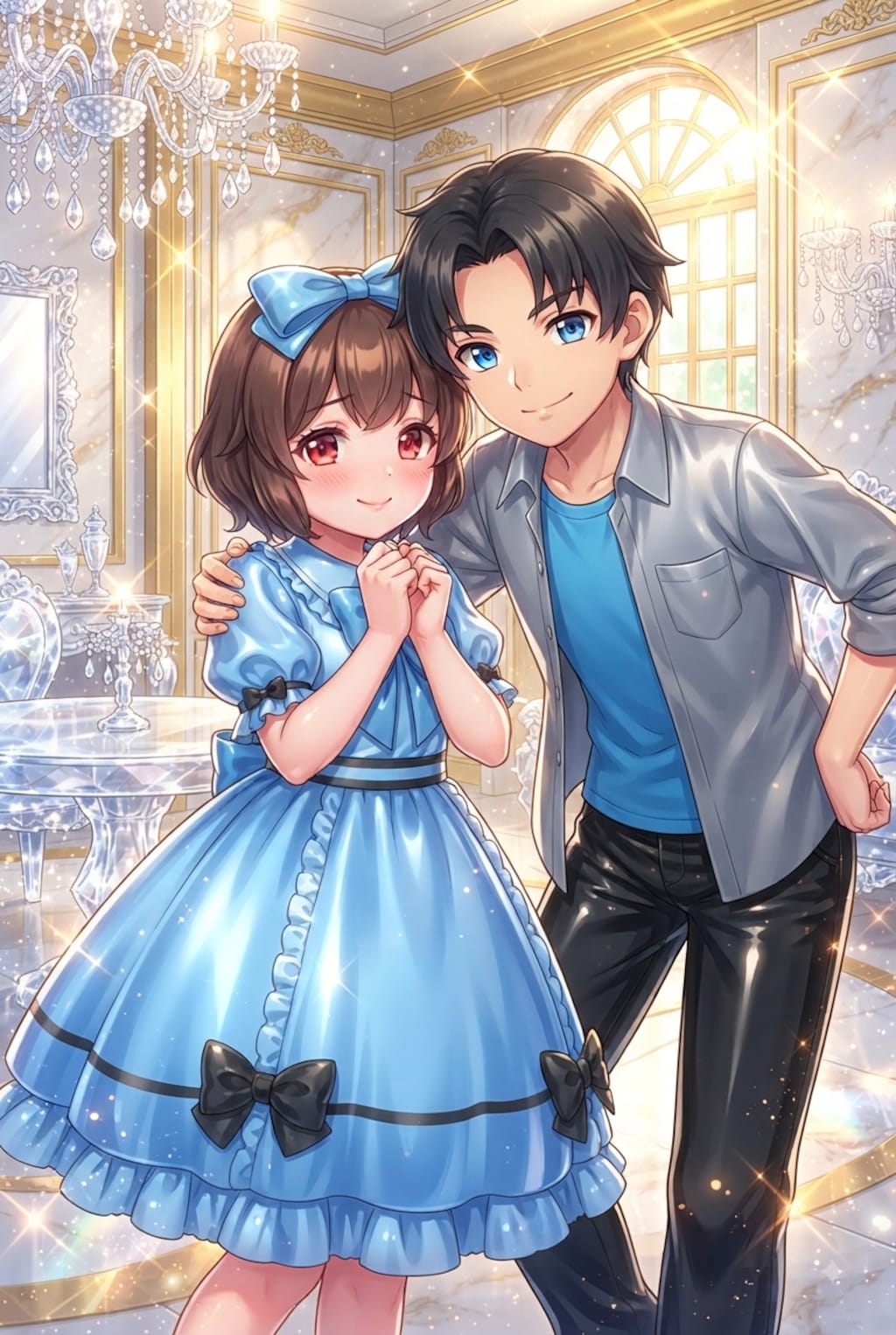 自宅でナチュラルに女装する男子