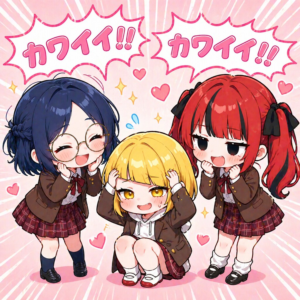 可愛い女の子かと思った？