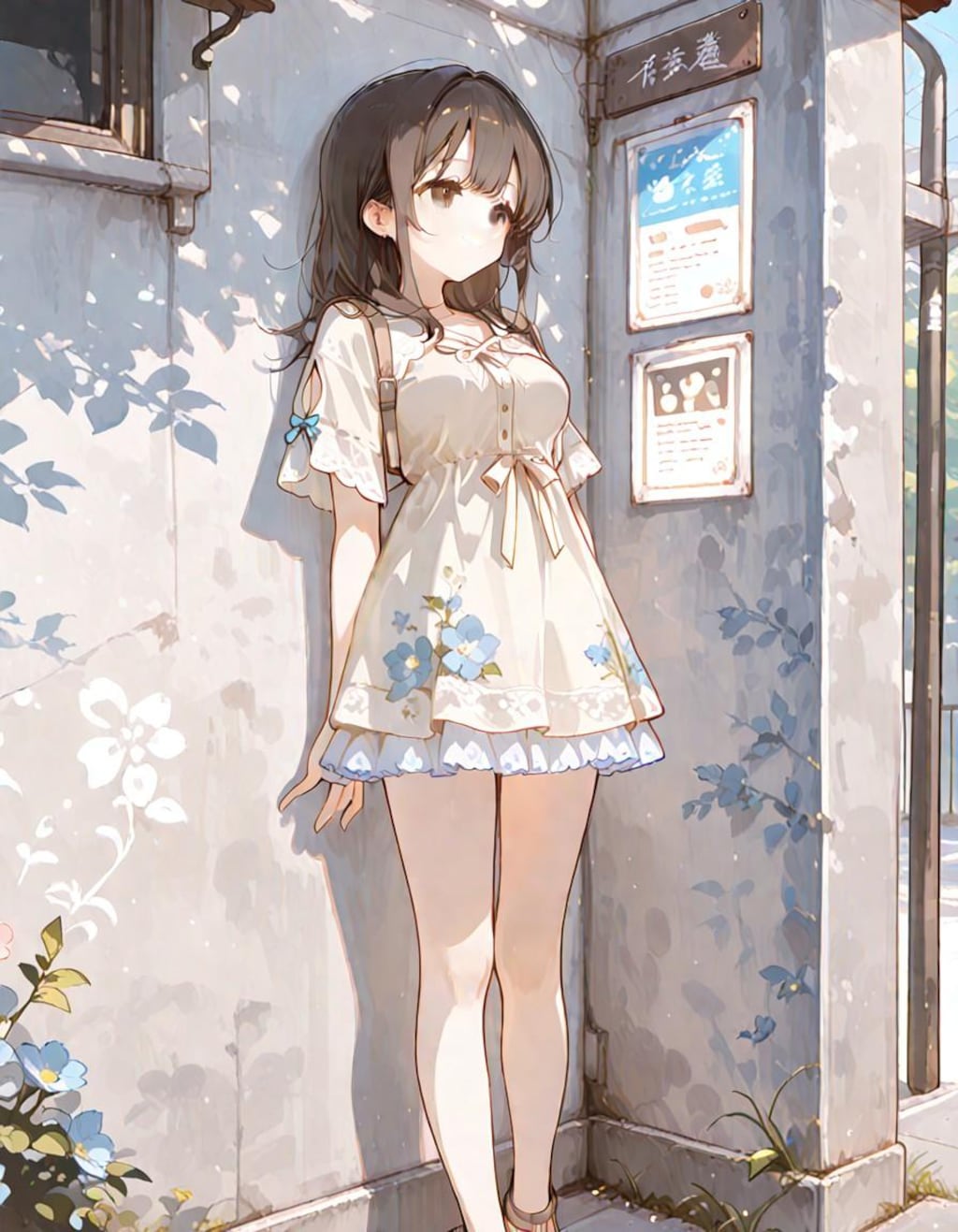 コーナーに身を潜め