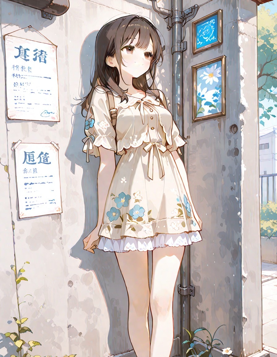 コーナーに身を潜め | の人気AIイラスト・グラビア