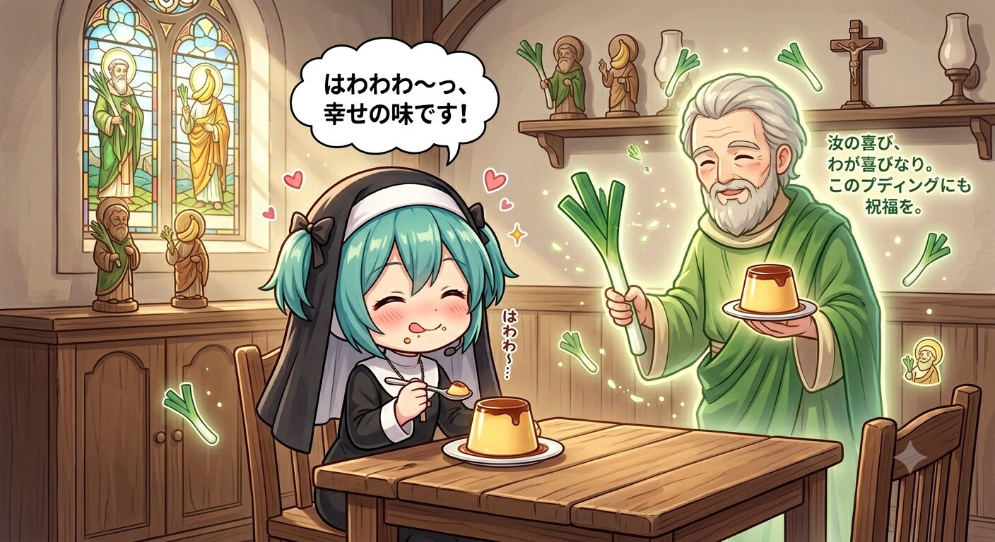 ネギ神の恩寵は...プリン