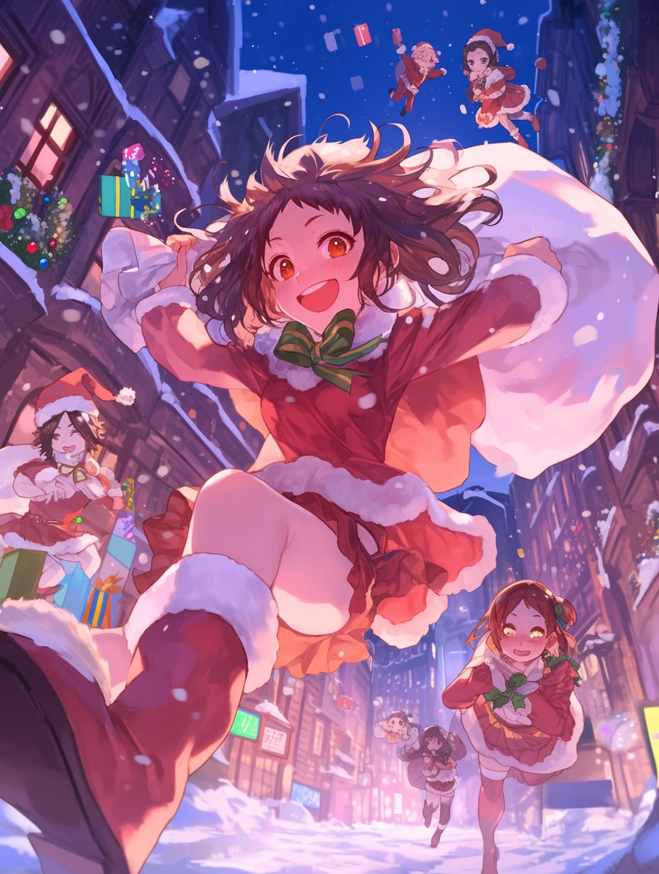 お姉ちゃんサンタちゃん軍 | の人気AIイラスト・グラビア