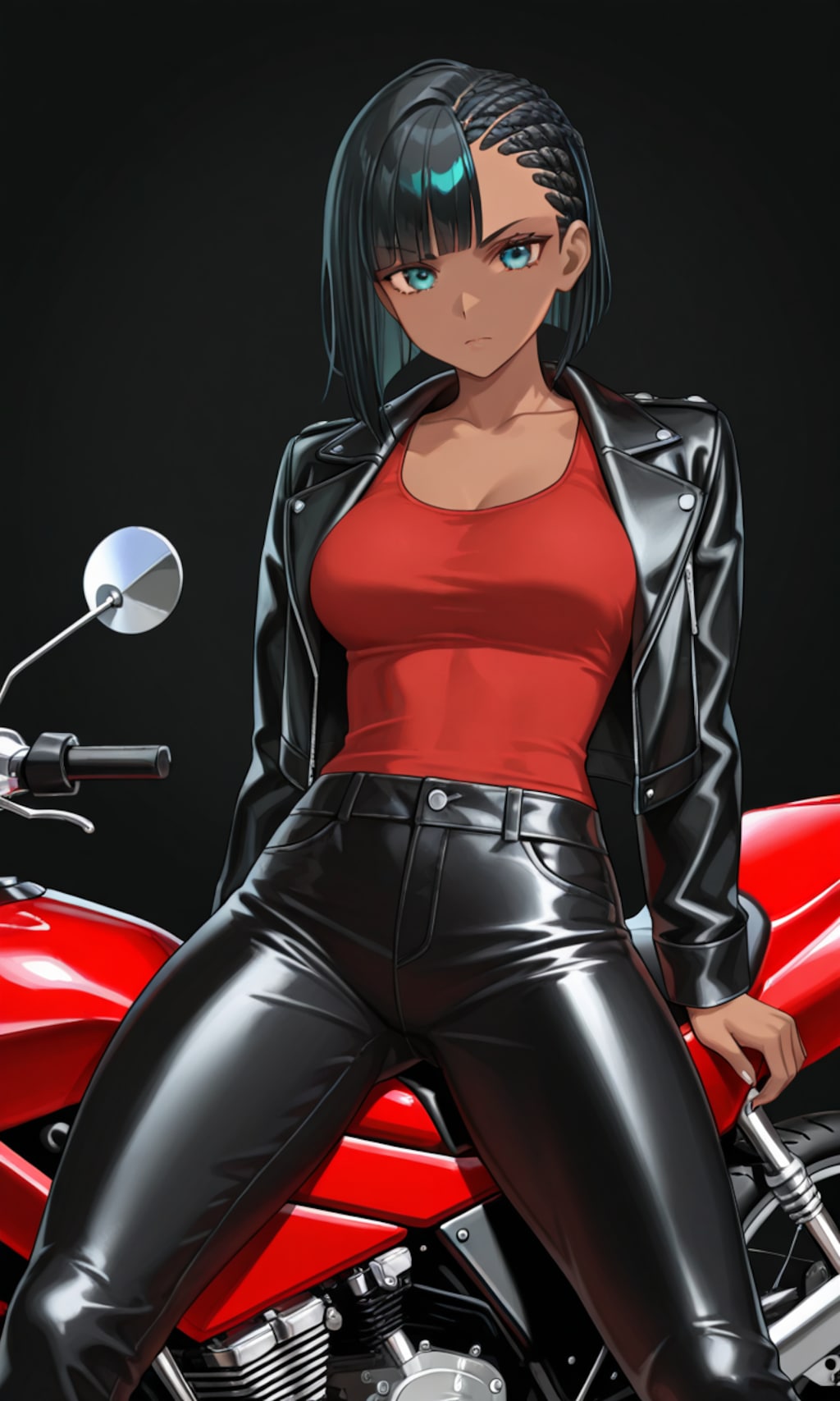 【うちの子】ひかりちゃんcornrowshair ver.