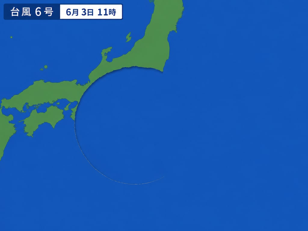 台風さんには消えてもろて