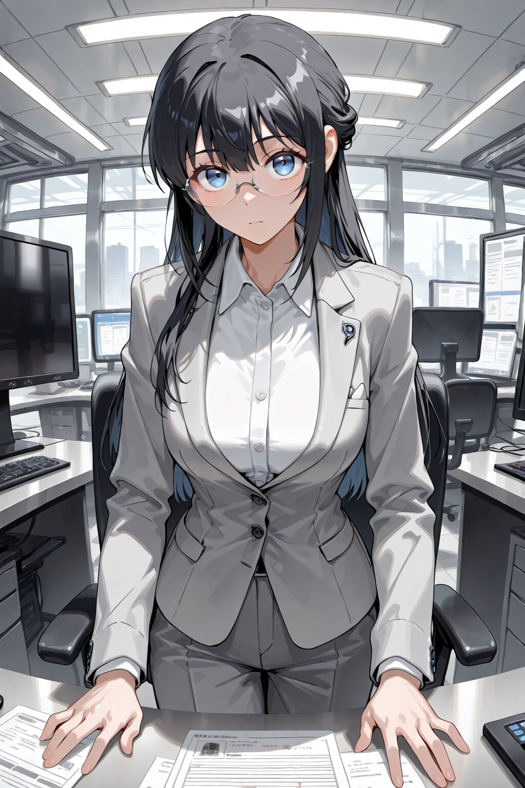 お仕事中