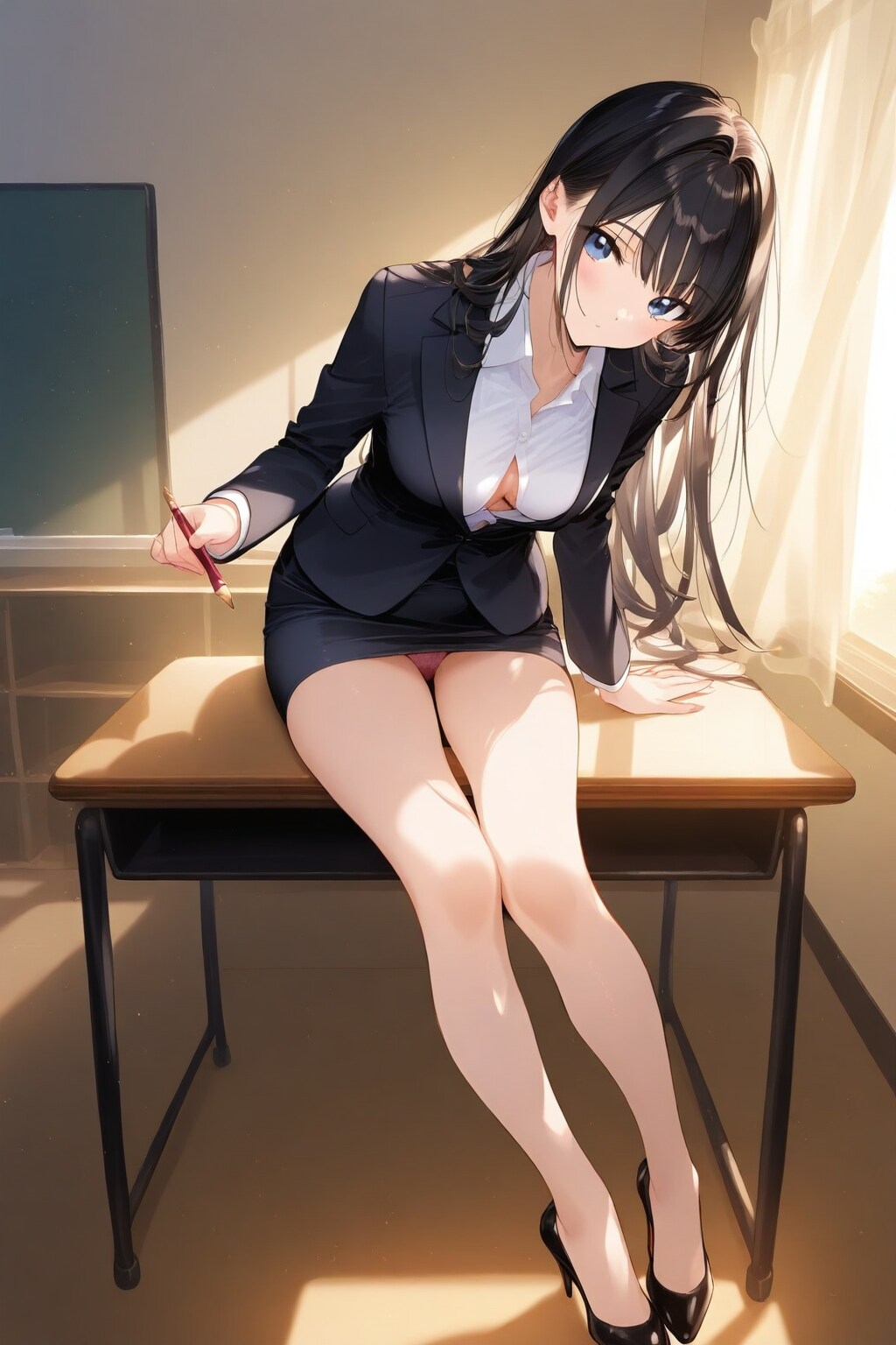 履いてないし、着けてない
