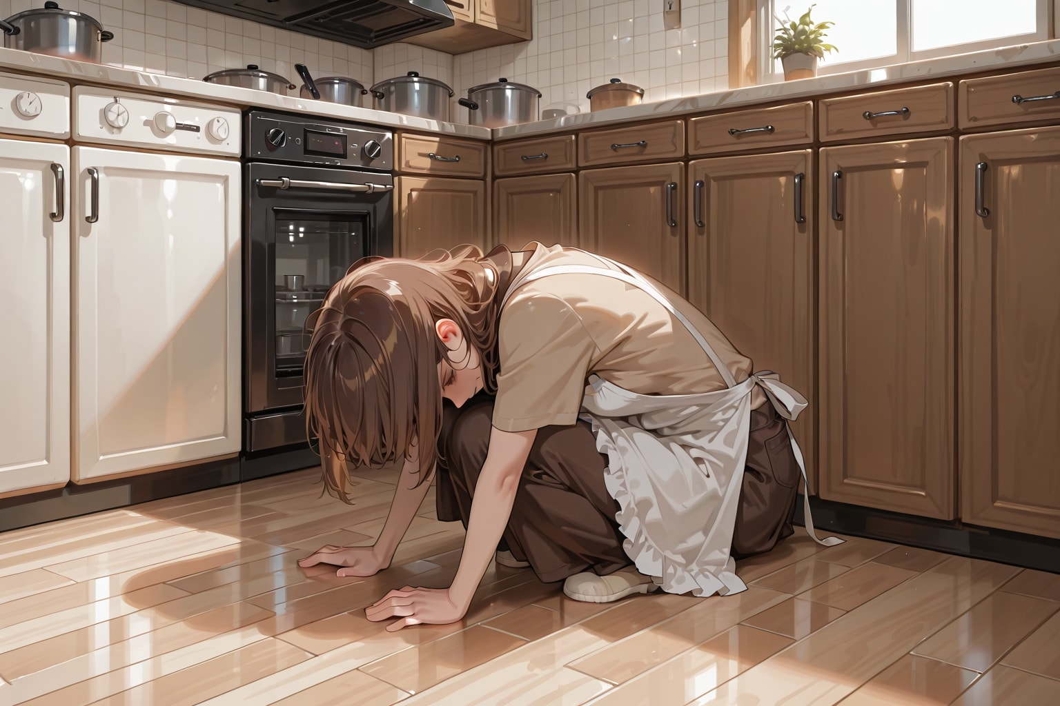 駄目だ・・　うまくできない・・ | の人気AIイラスト・グラビア