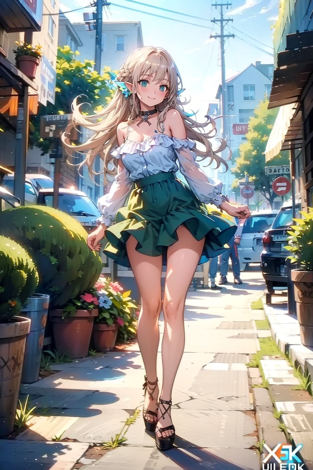 ゴージャスなキャミソール