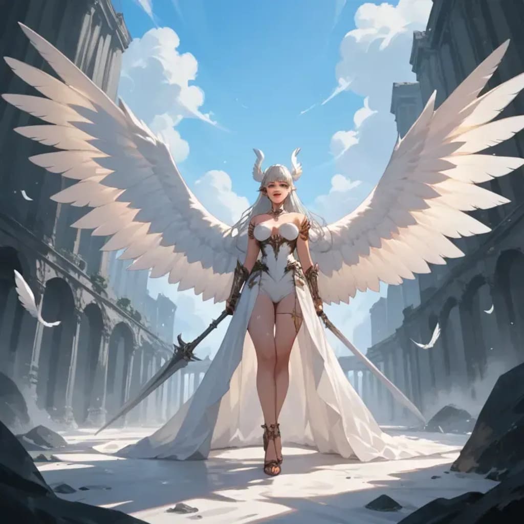 漆黒の世界に舞い降りた純白の翼1(全年齢)