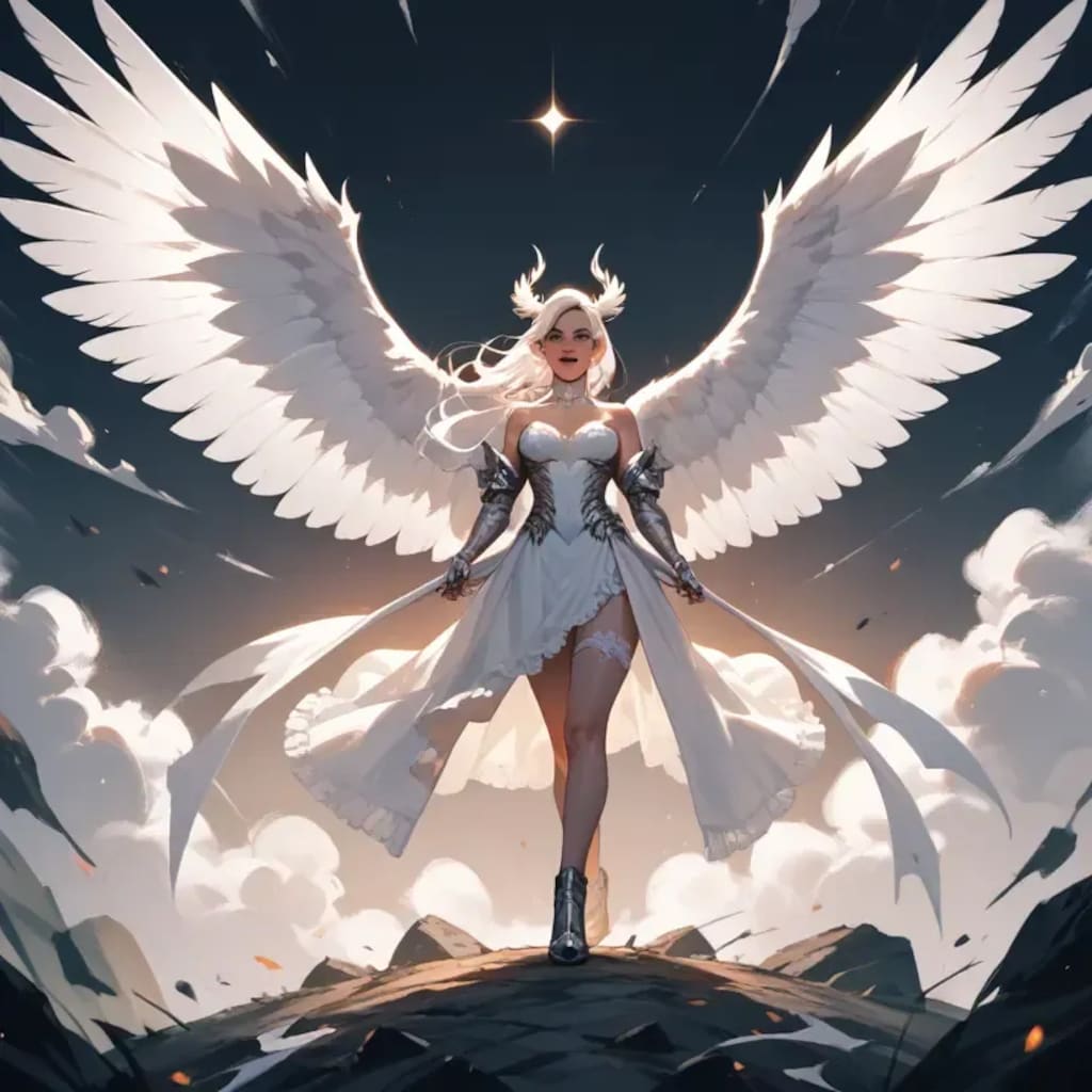 漆黒の世界に舞い降りた純白の翼1(全年齢)