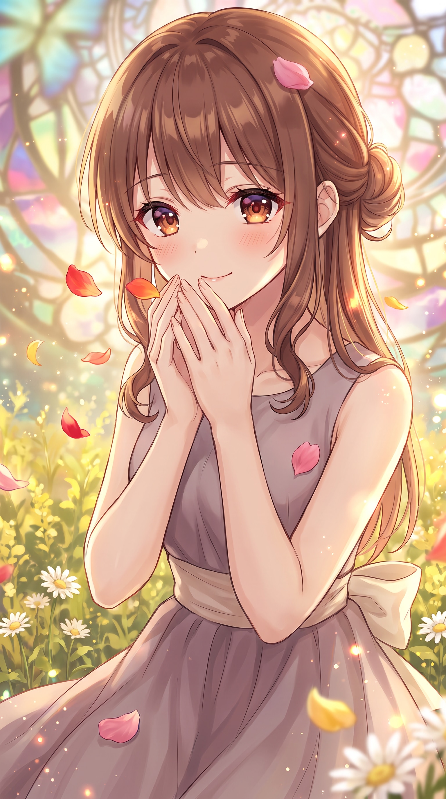 花霞紅髪少女