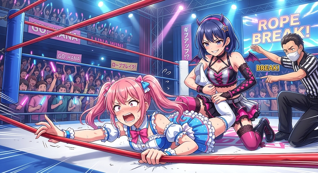 どっちもかわかわ同期のヒールとアイドルレスラーちゃん