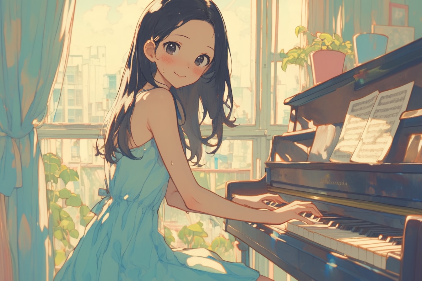 ピアノ少女02🎹✨
