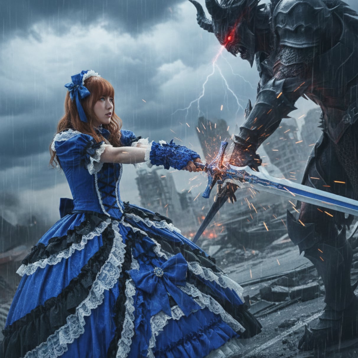 決闘 | の人気AIイラスト・グラビア