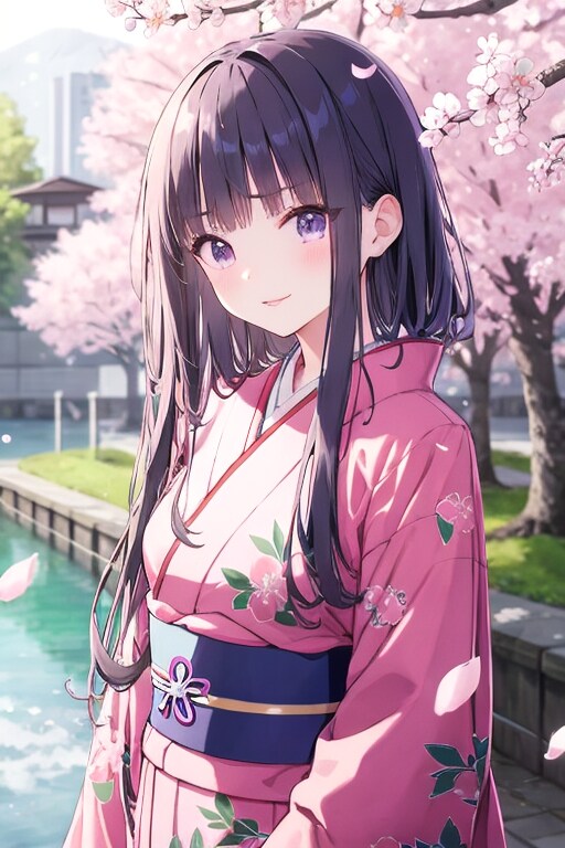 和装女子